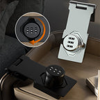 Household Cabinet Password Lock Zinc Alloy Keyless Combination Lock Rust-Proof Black Silver