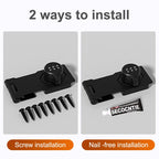 Household Cabinet Password Lock Zinc Alloy Keyless Combination Lock Rust-Proof Black Silver
