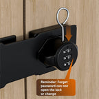 Household Cabinet Password Lock Zinc Alloy Keyless Combination Lock Rust-Proof Black Silver