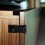 Household Cabinet Password Lock Zinc Alloy Keyless Combination Lock Rust-Proof Black Silver