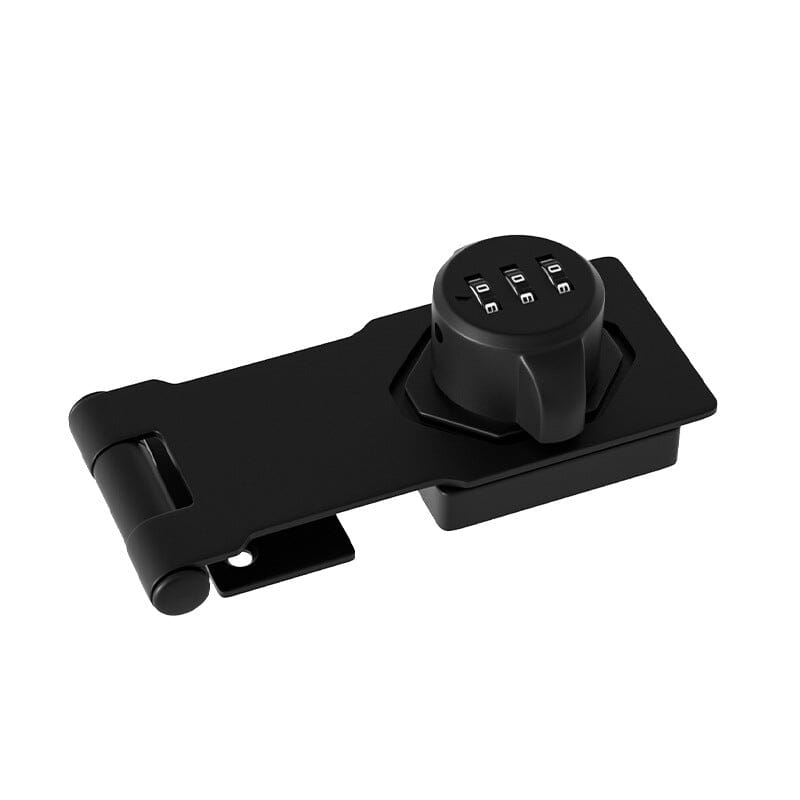 Household Cabinet Password Lock Zinc Alloy Keyless Combination Lock Rust-Proof Black Silver