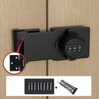 Household Cabinet Password Lock Zinc Alloy Keyless Combination Lock Rust-Proof Black Silver