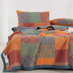 Breathable Cotton Gauze Quilt Lightweight Coverlet for King Queen Full Bed Bedding