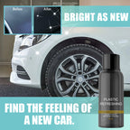 Auto Plastic Coating Restoration Agent 50ml UV Protection Streak-Free Formula for Car Trims and Exterior Surfaces
