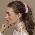 Large Banana Hair Clips Durable ABS Matte Finish Strong Grip Hair Accessories for Women 6 Colors