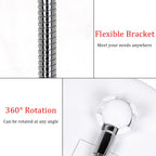 Makeup Mirror with LED Light and Magnification 20cm Flexible Arm Suction Cup