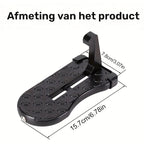 Car Door Step Aluminum Alloy Foldable Hook for Roof Access Non-Slip Surface