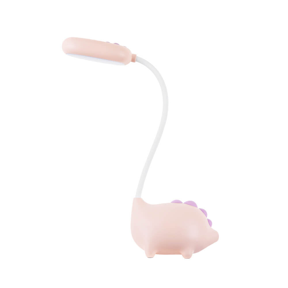 Rechargeable LED Desk Lamp with Cartoon Dinosaur Design Eye Care Table Light 15 Inch Polypropylene