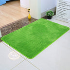 Feblilac Tufted Bath Mat Non-Slip Absorbent Soft Thick Bathroom Rug Multiple Sizes