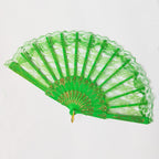 Ladies Lace Fan Elegant Lightweight Portable Handheld Cooling Fan
