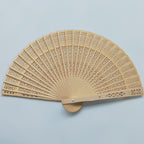 Women's Folding Paper Fan Colorful Floral Design Red Summer Accessory