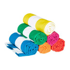 Brehn Large Cotton Blend Bath Towel Soft Absorbent Striped Design for Home Gym Beach