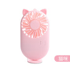 Portable Mini Fan USB Rechargeable Compact Lightweight Quiet Operation Adjustable Speeds