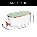 Harrow Melody Beverage Dispenser 5.3L Food-Grade Plastic Drink Container with Faucet Tap