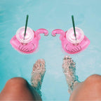 Harrow Inflatable Flamingo Pool Float 120cm Pink PVC Vinyl Oversized Swimming Ring
