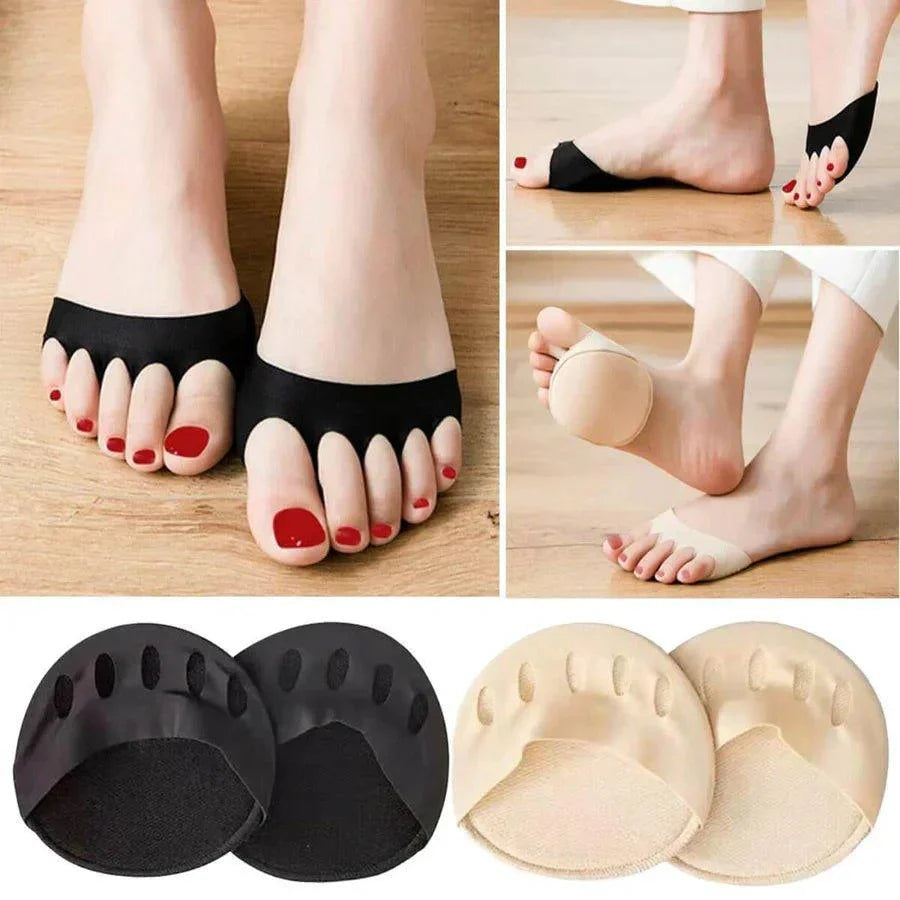 ForePad Gel Foam Insoles for Heel Pain Relief Non-Slip Breathable Washable Cushioning One Size