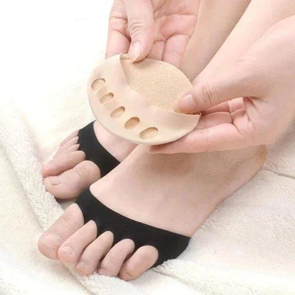 ForePad Gel Foam Insoles for Heel Pain Relief Non-Slip Breathable Washable Cushioning One Size