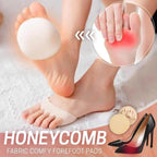 ForePad Gel Foam Insoles for Heel Pain Relief Non-Slip Breathable Washable Cushioning One Size