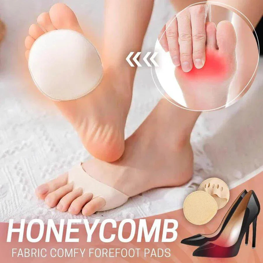 ForePad Gel Foam Insoles for Heel Pain Relief Non-Slip Breathable Washable Cushioning One Size