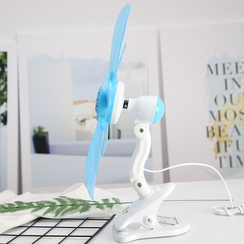 Ladies Table Fan with Flexible Holder and Comfortable Control Compact Design