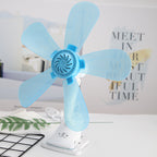 Ladies Table Fan with Flexible Holder and Comfortable Control Compact Design