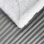 Ultra-Soft Plush Reversible Blanket for Women Cozy White and Elegant Design