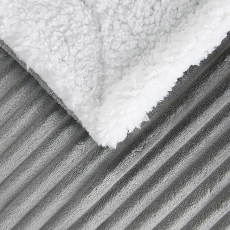 Ultra-Soft Plush Reversible Blanket for Women Cozy White and Elegant Design