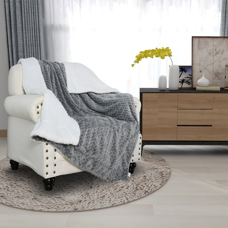 Brehn Women's Cozy Warm Fleece Blanket Soft Breathable Machine Washable
