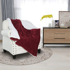 Ultra-Soft Plush Reversible Blanket for Women Cozy White and Elegant Design