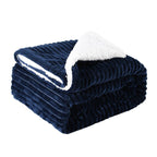 Ultra-Soft Plush Reversible Blanket for Women Cozy White and Elegant Design
