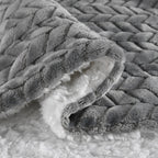 Brehn Women's Cozy Warm Fleece Blanket Soft Breathable Machine Washable
