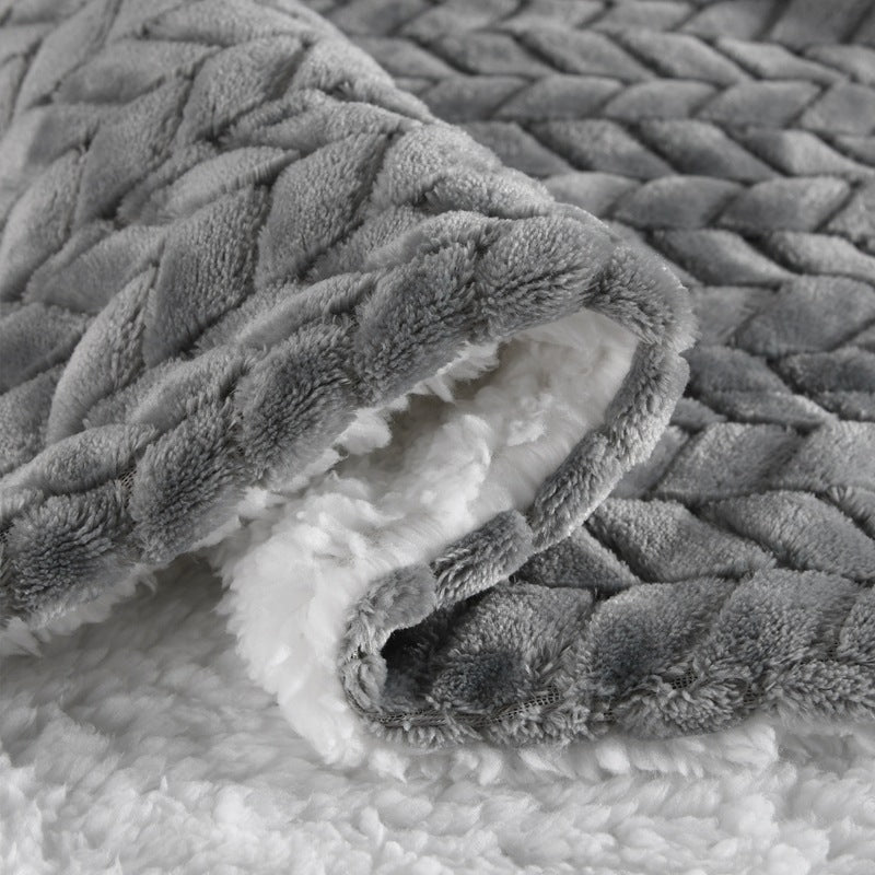 Brehn Women's Cozy Warm Fleece Blanket Soft Breathable Machine Washable