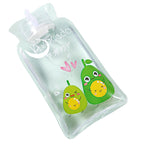 Bowlift Transparent Water Bottle Set BPA-Free Leak-Proof with Animal Design for Women