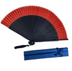 Elegant Women's Folding Fan High-Quality Durable Material with Carrying Bag