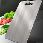 TitanPro Stainless Steel Cutting Board Durable Rust-Proof Antibacterial Kitchen Chopping Block