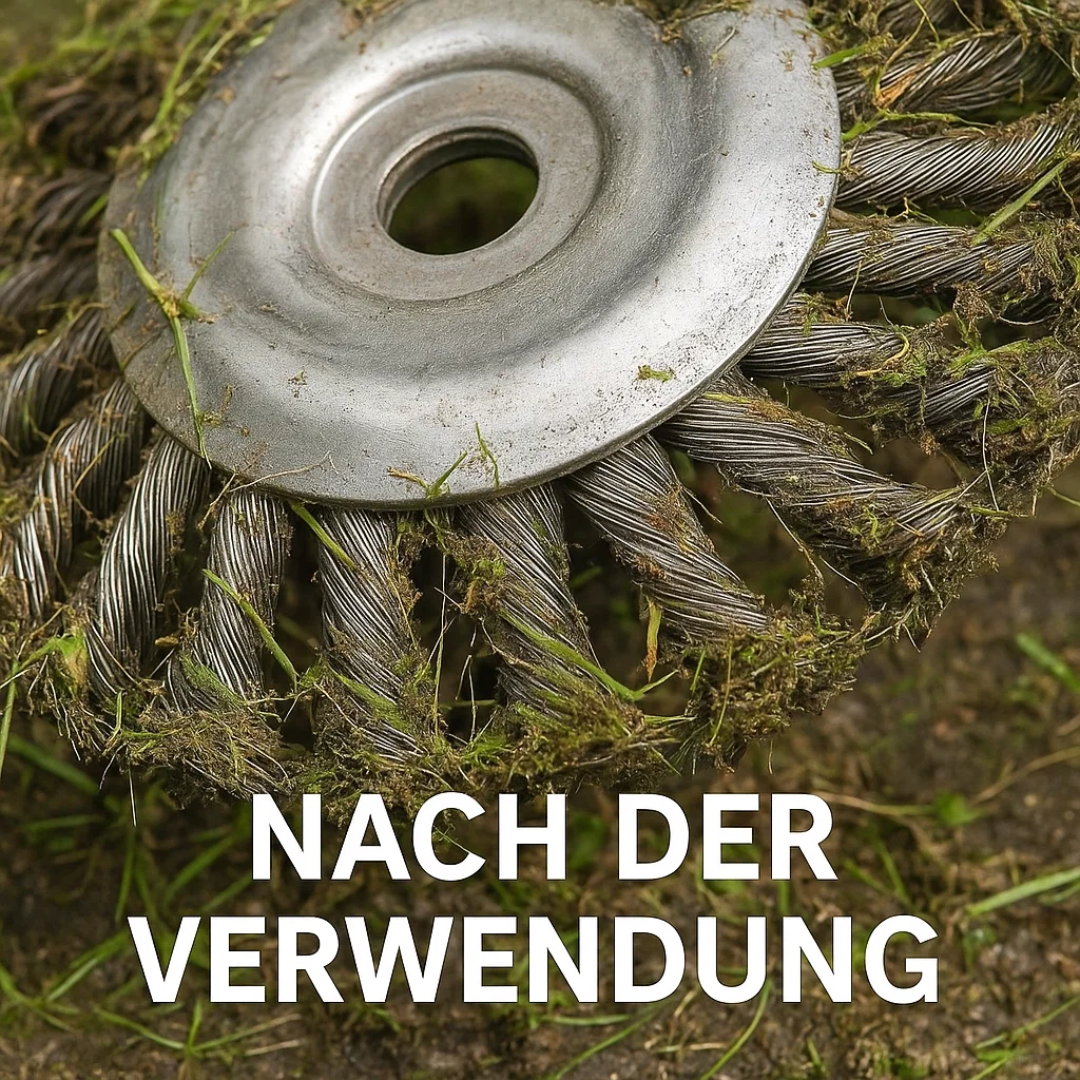 Grass Cutting Turbo Head 6-Blade Steel Wire Universal Trimmer Weed Brush 15.24 cm Silver