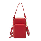Touchscreen Phone Crossbody Bag with RFID Blocking and Removable Straps, Synthetic Leather, Fits Phones Up to 6.5 Inch