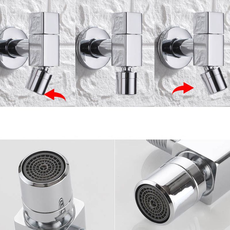 Wall-Mounted Bathroom Faucet Knob Handle Solid Brass Round Single Handle 3.5" Height Black Chrome Gold White Brushed Brass