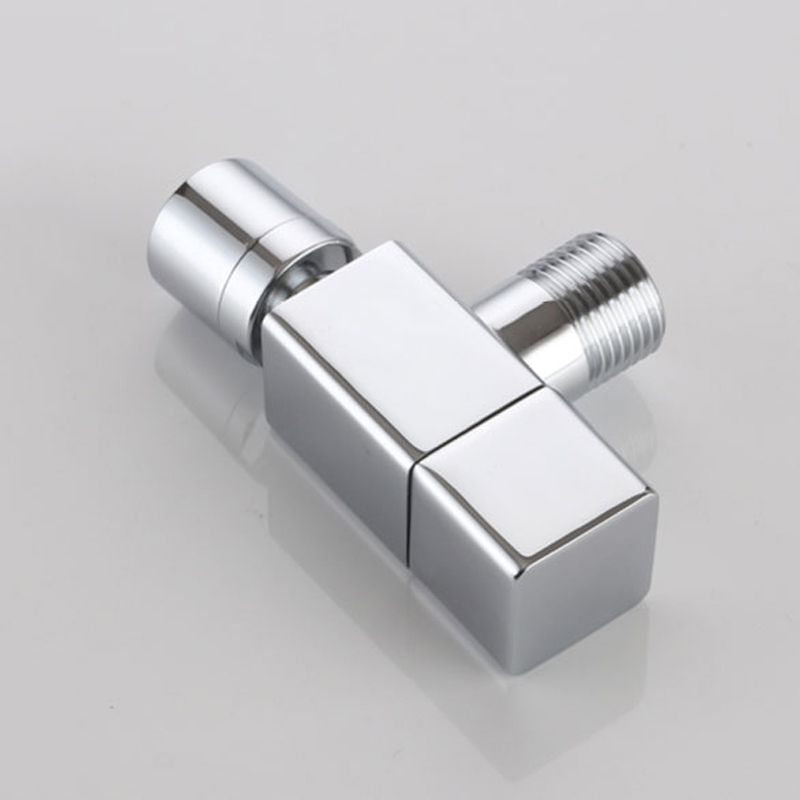 Wall-Mounted Bathroom Faucet Knob Handle Solid Brass Round Single Handle 3.5" Height Black Chrome Gold White Brushed Brass