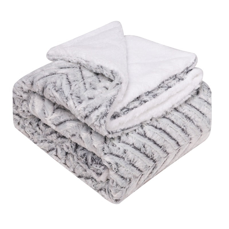 Women's Luxurious Microfiber Cuddle Blanket Soft Warm Lightweight Plush Throw