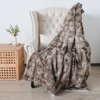 Women's Luxurious Microfiber Cuddle Blanket Soft Warm Lightweight Plush Throw