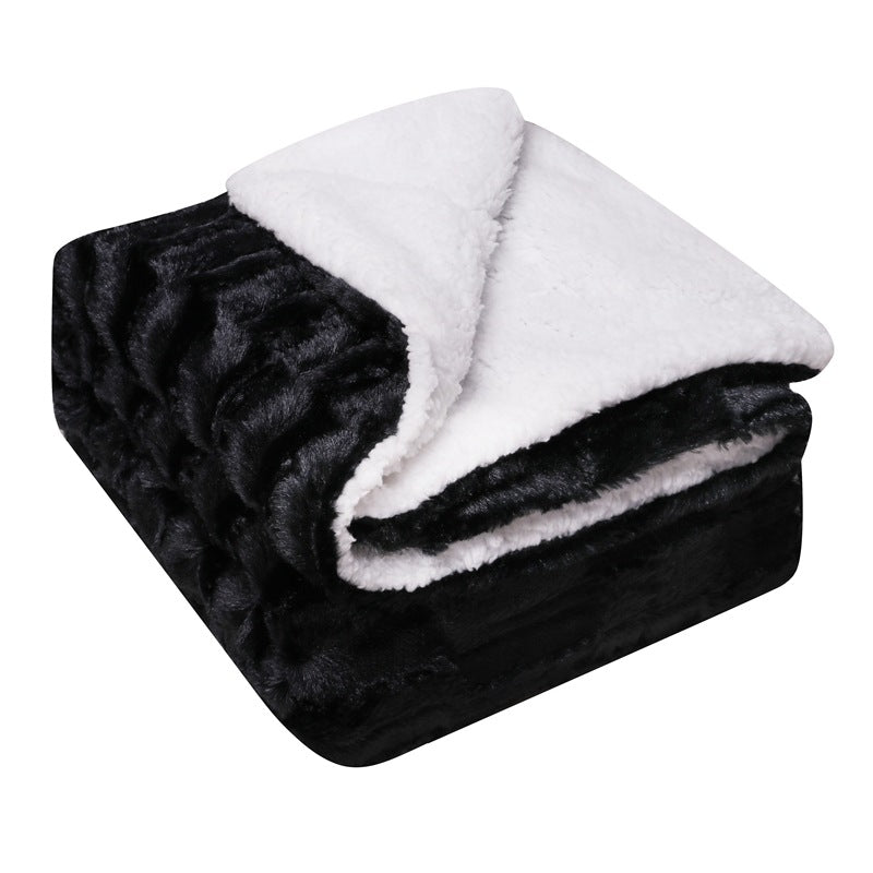 Women's Luxurious Microfiber Cuddle Blanket Soft Warm Lightweight Plush Throw