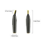 Precision Nose and Ear Hair Trimmer with Titanium Blades and LED Light, Ultra-Thin Cutting Head