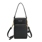 Touchscreen Phone Crossbody Bag with RFID Blocking and Removable Straps, Synthetic Leather, Fits Phones Up to 6.5 Inch