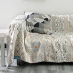 Reversible Cotton Striped Blanket Ultra-Plush Throw Sofa Cover Multiple Sizes