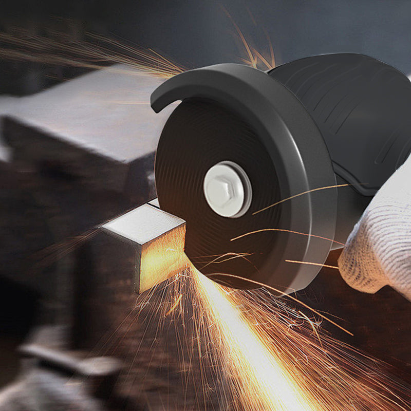 12V Cordless Mini Angle Grinder 400W 15000 RPM with 75mm Cutting Disc and Rechargeable Battery Black