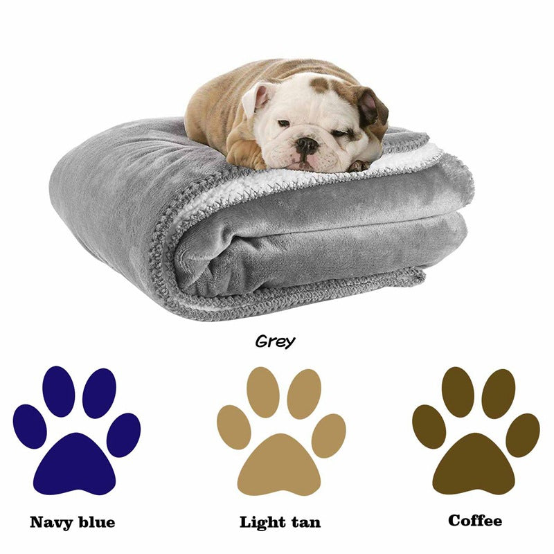 Brehn Dog Blanket Soft Warm Hypoallergenic Cozy Pet Throw for Small and Large Dogs Machine Washable