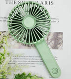 Harrow Portable Handheld Fan Rechargeable Battery Lightweight Compact Cooling Breeze