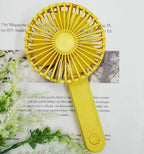 Harrow Portable Handheld Fan Rechargeable Battery Lightweight Compact Cooling Breeze
