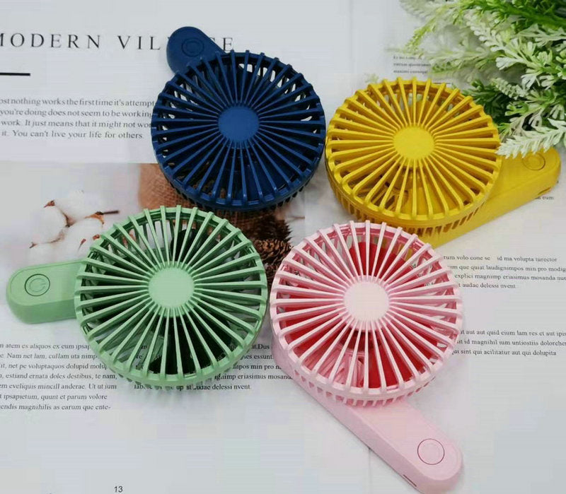 Harrow Portable Handheld Fan Rechargeable Battery Lightweight Compact Cooling Breeze